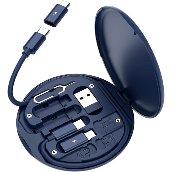 Kabelsett for multi USB-ladeadapter. USB C til belysning