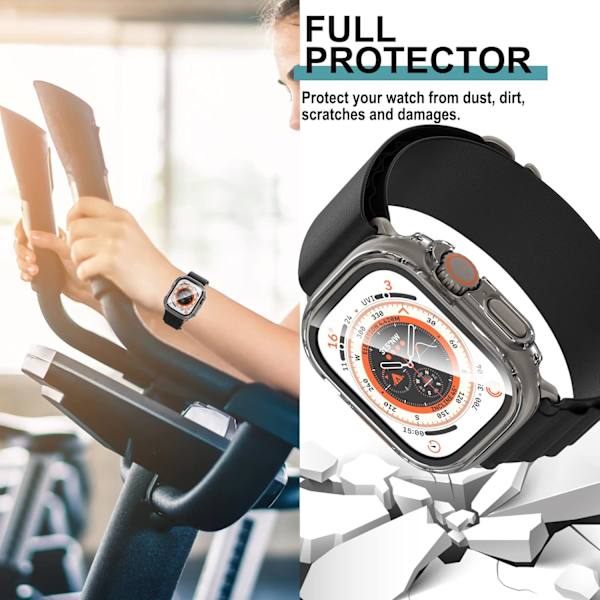 6-pak etui til Apple Watch Series 8 Ultra 49mm skærmbeskyttelse