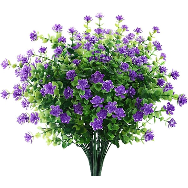 Konstgjorda blommor utomhus falska blommor för dekoration UV-beständiga bleknar inte
