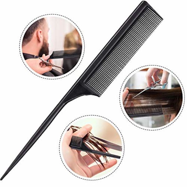Leinuosen 3-pakke halekam karbonfiber rottehalekam sett varme