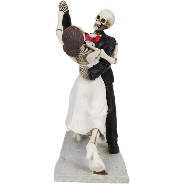 Ebros Kærlighed Dør Aldrig Evig Bryllup Tango Dans Skelet Figur Par Dias De Los Muertos De Dødes Dag Indretning Skeletter