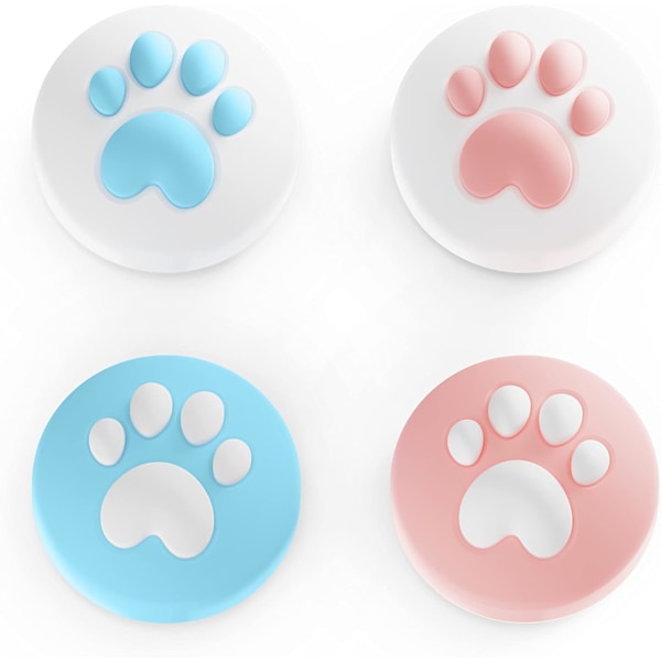 Söta Cat Paw Thumb Grip Caps för Switch/Oled/Lite