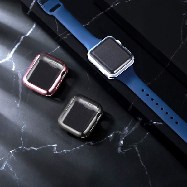 Til Apple Watch Case 44Mm Serie 4 Serie 5 Med skærmbeskytter