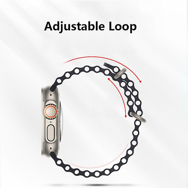 Rem til Apple Watch Ultra Band 49mm 44mm 40mm 45mm 41mm 42mm 45 Mm Watchband Silikone Armbånd Iwatch Serie 7 8 4 5 6 3 Se Antique 42mm 44mm 45mm 49mm