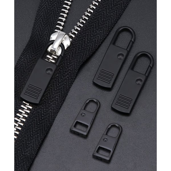 Dragkedja dragkedja ersättning (24-pack) - Universal små dragkedja dragkedjor för ryggsäckar, bagage, kläder