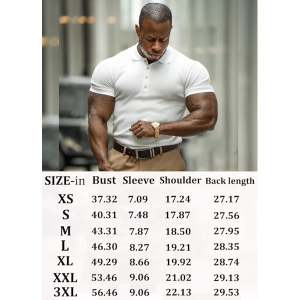 Mænds Muscle T-shirts Stretch Langærmet & Kortærmet Træning T-shirt Casual Slim Fit