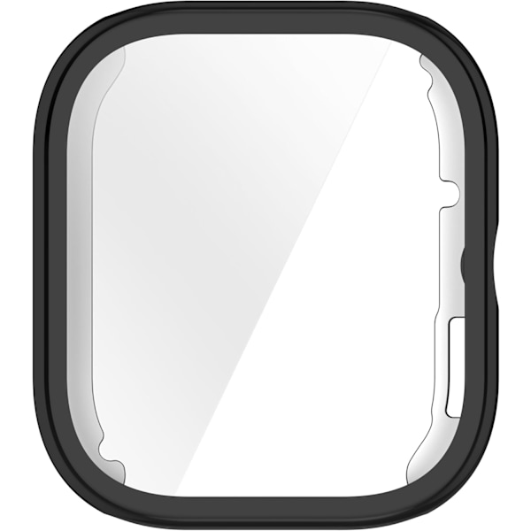 (2 STK) Beskyttelsescover til Redmi Watch5, blødt TPU beskyttelsescover kompatibelt med Redmi Watch5 Smart Watch, Sort, One Size