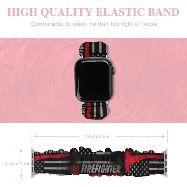 Klokke kompatibel med Apple Elastic Watch Band 38mm/40mm,