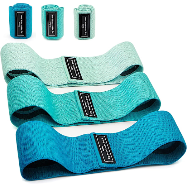 Sätt Prtable Eercise Lps fr Ben och Höft 3 Motståndsnivåer Wrkut Vikt  med Nn-Slip Design Wrkut Fle fr Hme  ffice Grön Blå