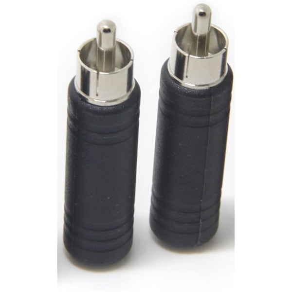 4-pakke 1/4 tommers til RCA hann-adapter - Lydkonverter