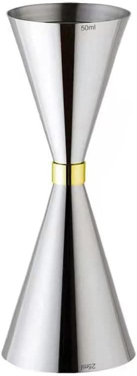 wxsp- Jigger Mätglas - 30/45ml - Barverktyg med Skala - Silver - 1