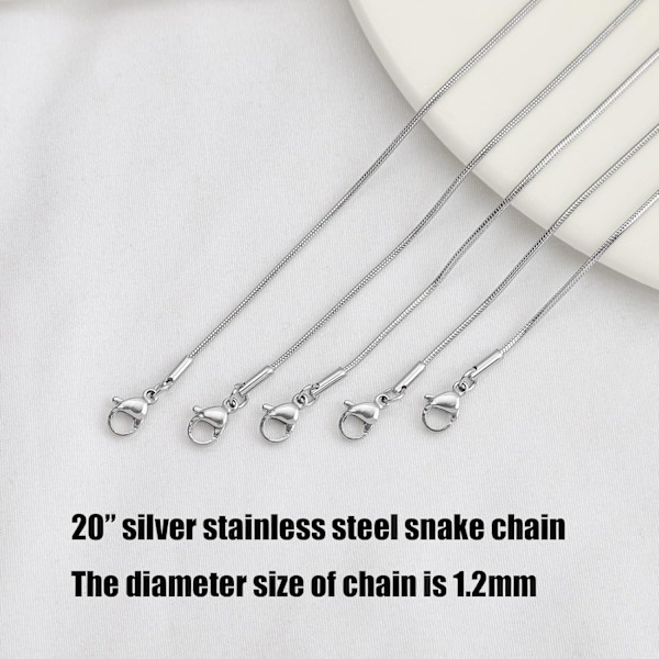 12 stk 20\" 1,2 mm orm kjede i rustfritt stål Kjede Bulk for gjør-det-selv