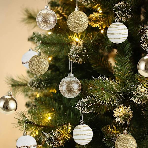 2,36u201d 28 st julgranskulor för julgransdekorationer Jul