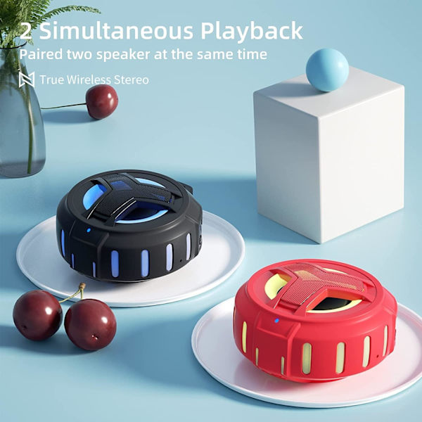 Bluetooth-duschhögtalare. Vattentät Bluetooth Portable