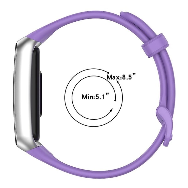 For Oppo Band 2 Solid Color Soft Silicone Watch Band LVK Black