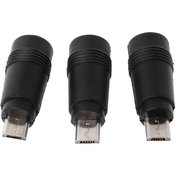 5 stk 5,5X2,1Mm hunnkontakt til mikro USB hannkontakt DC