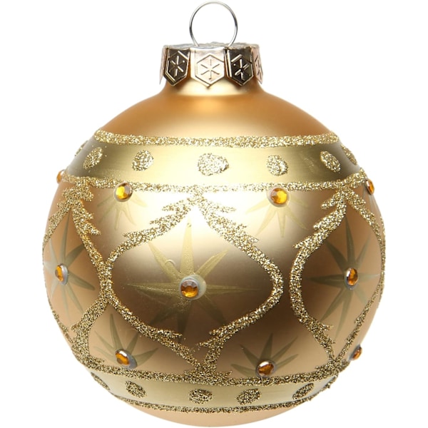 3,15\" Julgranskulor Bollar 9 st Julgransprydnad Set Guld