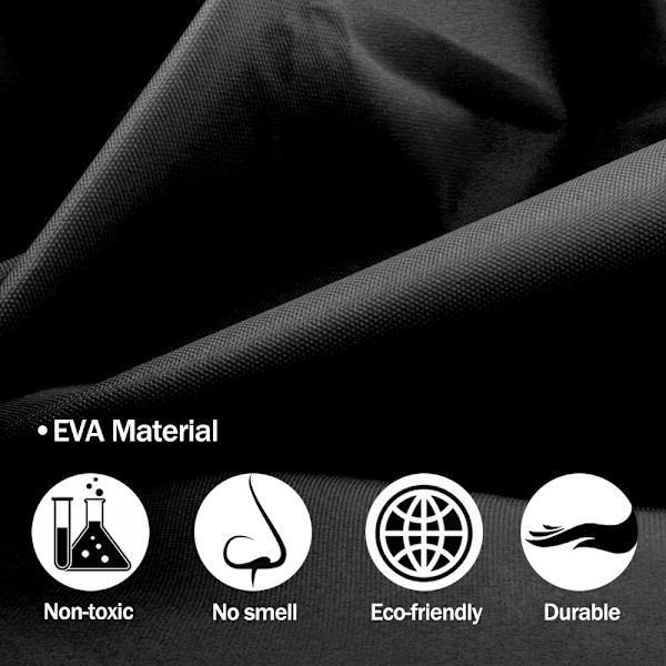 Återanvändbara regnrockar för vuxna - EVA-regnponchos, 2-pack