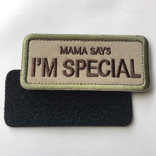 Mama siger, jeg er speciel taktisk patch (pakke 2)