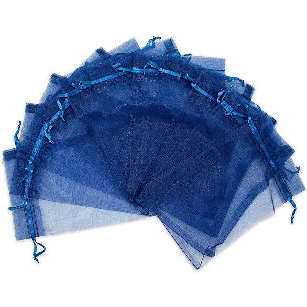 50 stk. 4x6 tomme gaveposer i organza