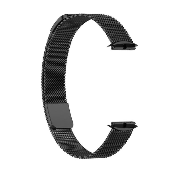 Reserve Rem til Fitbit Luxe i Rustfrit Stål Magnetisk Milanese Fashion Armbånd black