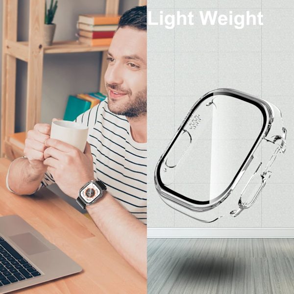 6-pack fodral för Apple Watch Series 8 Ultra 49 mm skärmskydd
