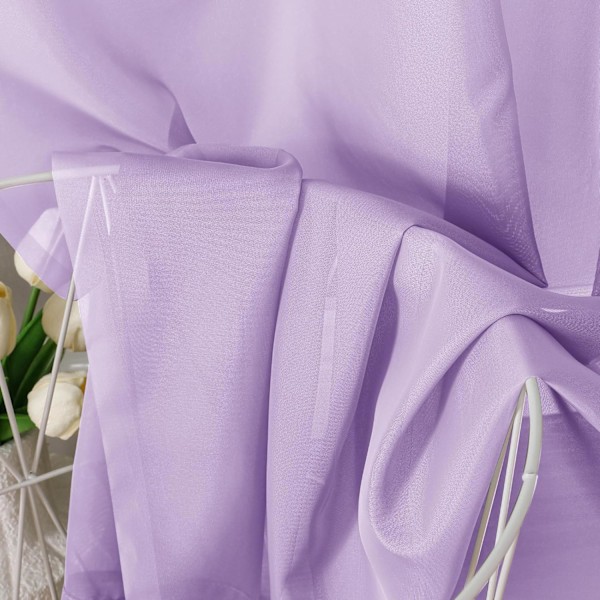 Violetti tylliverho 213 cm pitkä