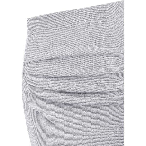 Kvinnors 2-delade kjol med crop-top, högslitsad twistkjol set klänning för