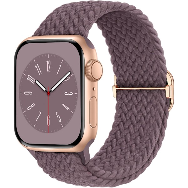 Flätad Solo Loop kompatibel med Apple Watch Band 38 mm
