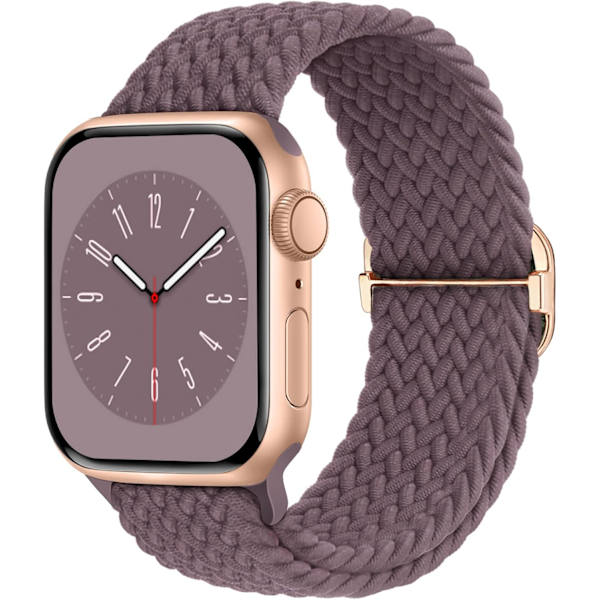 Flettet Solo Loop kompatibel med Apple Watch Band 38 mm