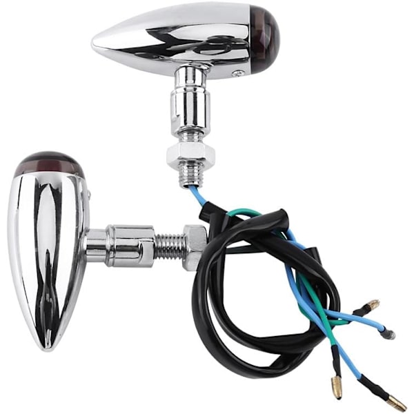 Motorcykel blinklys - 2 stk. Bullet Amber LED blinklys