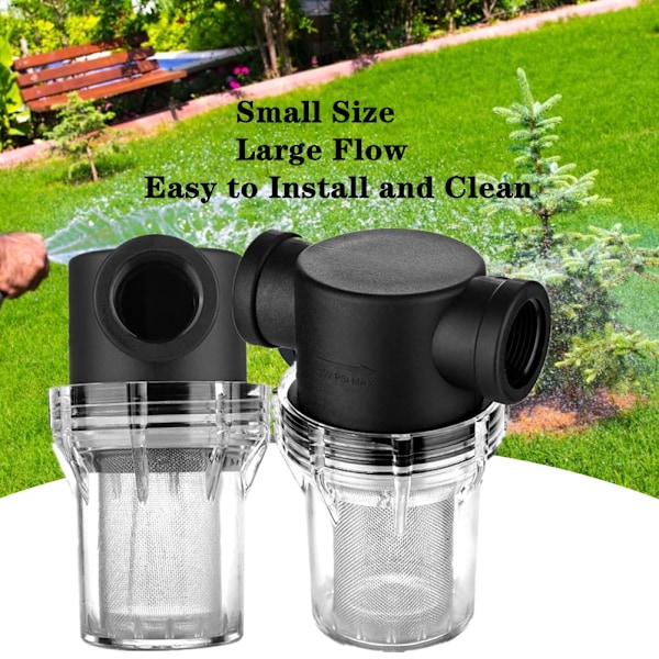 1\" 40 Mesh Sedimentfilterfäste Vattenfilter T Silfilter