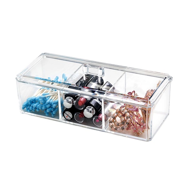 Firkant beholder dispenser - Organizer med lås