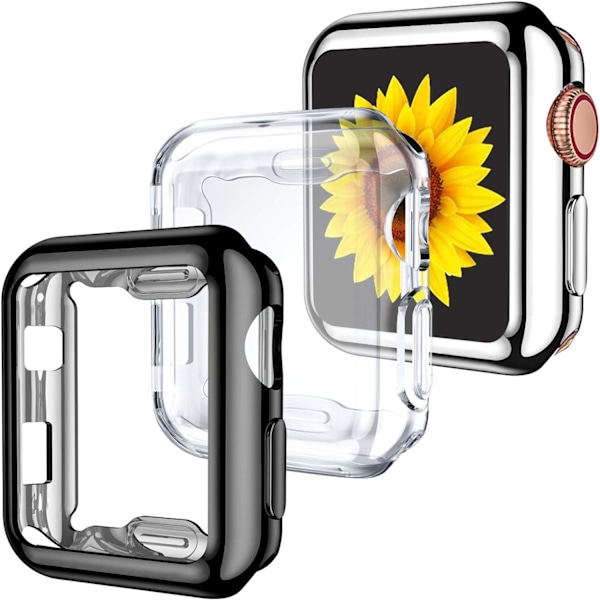 3-pack kompatibel med Apple Watch Case 42 mm