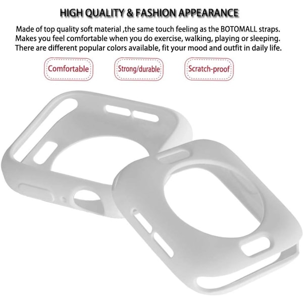 Til Apple Watch Case 40mm Serie 6/5/4/SE Soft