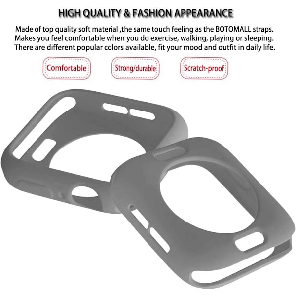 för Apple Watch Case 40mm Series 6/5/4/SE Soft