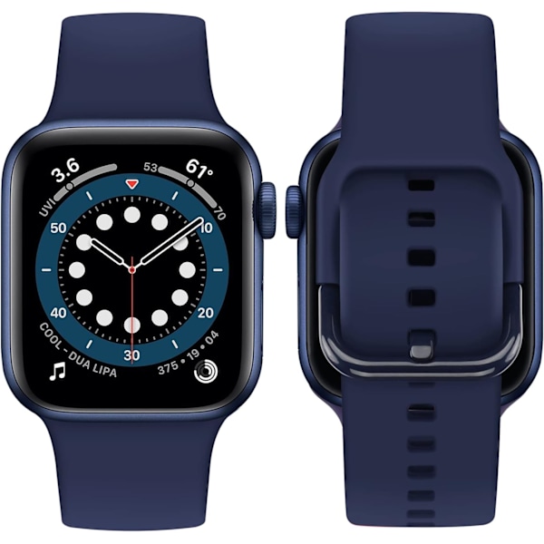 Kompatibel med Apple Watch-rem 45 mm 44 mm 42 mm 41 mm 40 mm 38 mm til