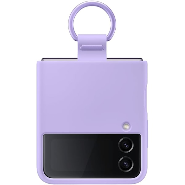 Galaxy Z Flip4 Officiellt Silikonskal med Ring Bora Purple Lila