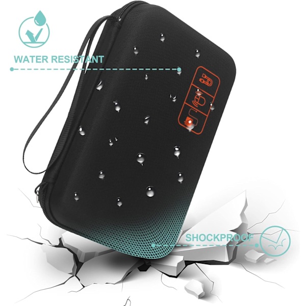 Hard Resesladdar Organizer Universal Small Electronic