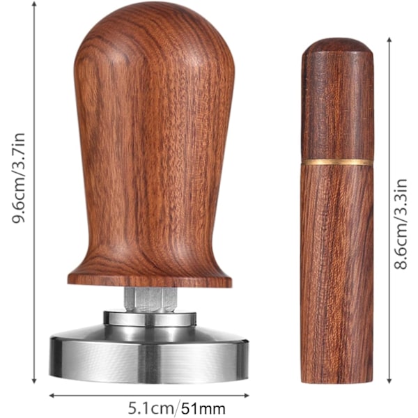 Espresso Tamper & Stirrer Sæt - Barista Kaffe Værktøjer