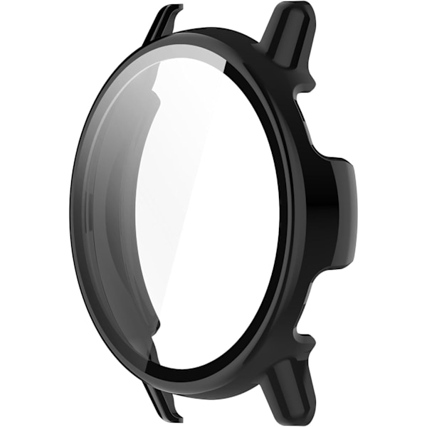 Skærmbeskytter Kompatibel med Garmin Vivoactive 5 Etui 42mm Ridsefast Fuld Beskyttelse (Sort) Sort