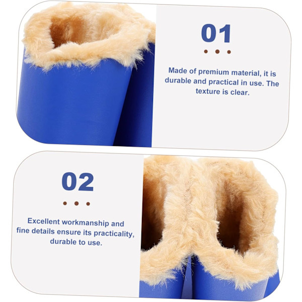 2 stk. Kikkert Holder Bordplade Brille Kop Natbord Brille Holder Fuzzy Briller Stativ Brille Etui Pu Læder Brille Etui Klud Briller