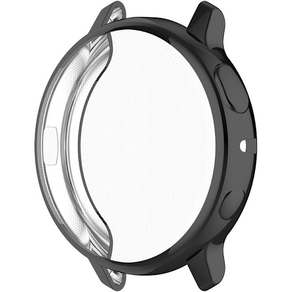 Fullständigt Skydd Skal för Galaxy Watch Active 2 40mm (SM-R830), Mjukt Anti-Fall Skyddsfodral för Galaxy Watch Active 2 40mm (SM-R830) (Svart) Svart