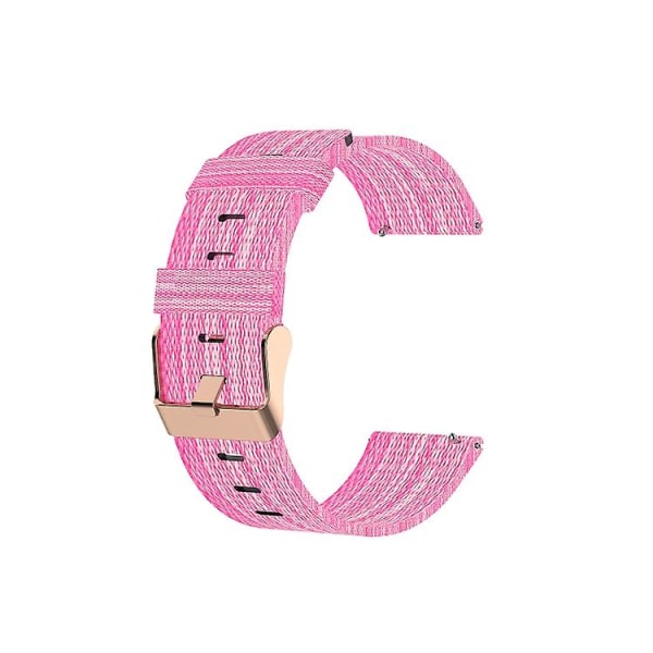 För Garmin Vivoactive 3 Nylon Watch Band ZNT Pink