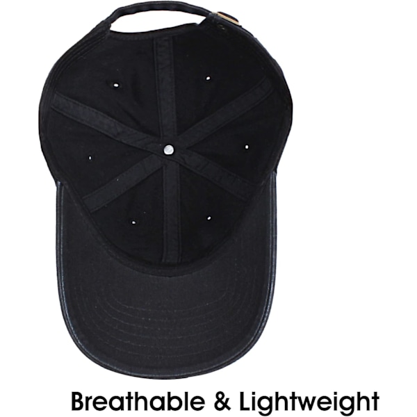 Unisex Bomull Baseballkeps Enfärgad Tom Pappakeps Justerbar Vintage Solid Hat