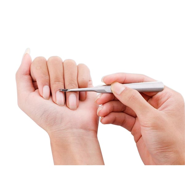 Rostfritt stål Nagelbandsskjutare Trimmer Remover Metall Nagelbandsskjutare