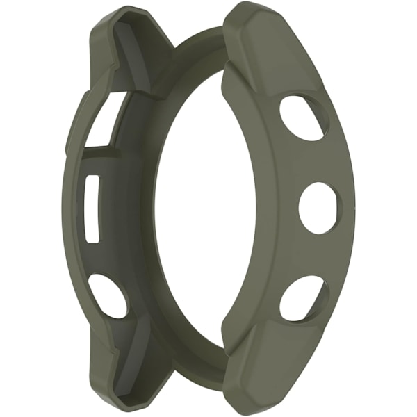 [2-pack] Passar Enduro 2 Klockfodral Skydd Anti-Rep Lätt Stötsäker Stötfångare Fodral Kompatibelt för Garmin Enduro 2/ Tactix 7 (Svart+Grön