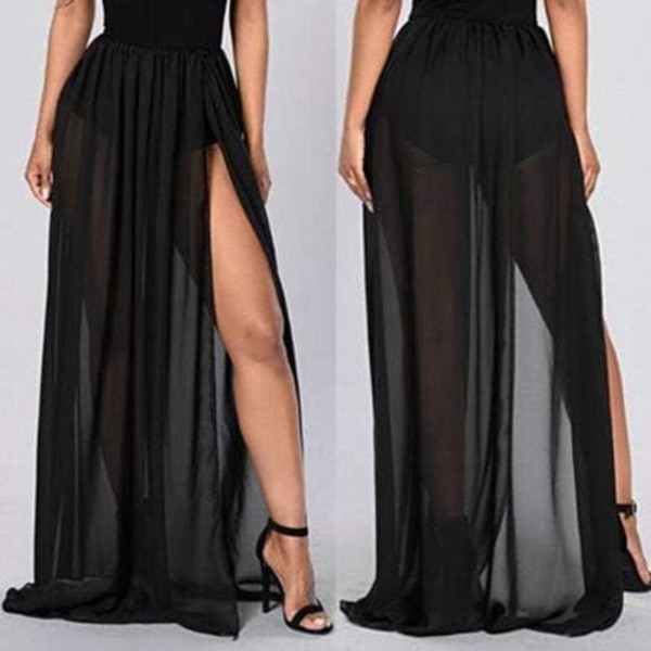 Kvinder Tulle Tutu Lange Nederdele Bryllup Fest Cocktail Prom Mesh Maxi Kjole