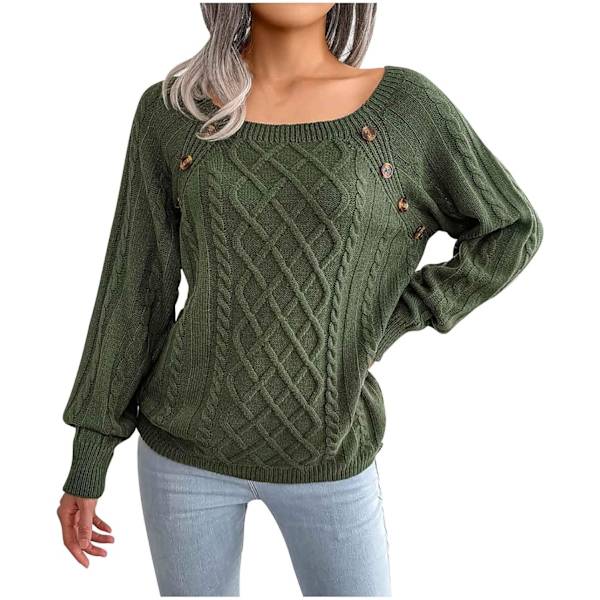 Mysig hösttröja för kvinnor, snygg pullover för höst och vinter