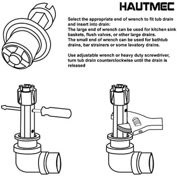 Tub Drain Remover Wrench PL0030
